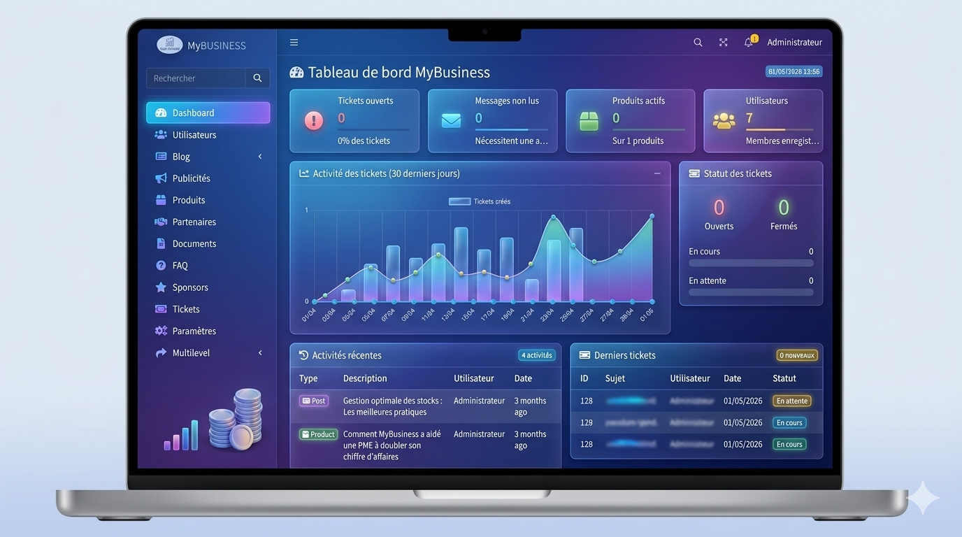 Gestion clients MyBusiness